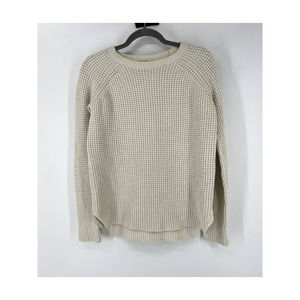 Marine Layer cream knit sweater S